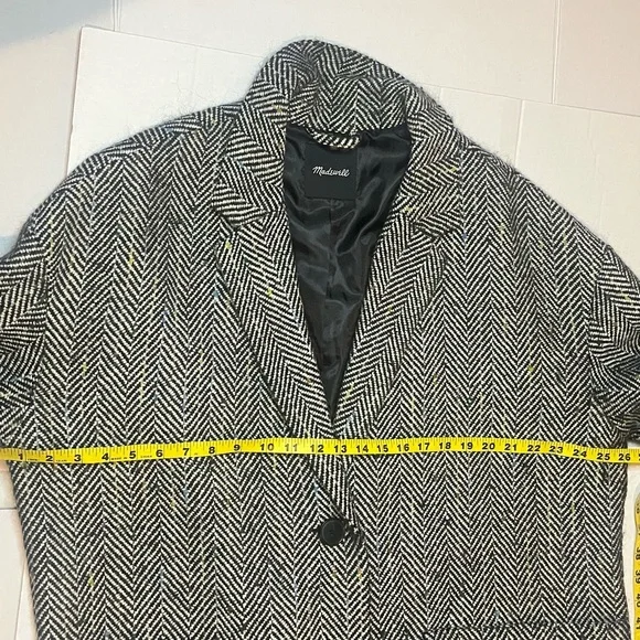 Madewell Elmcourt Fleckled Herringbone Coat - Picture 12 of 16